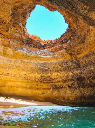 Eye of Benagil sea cave 