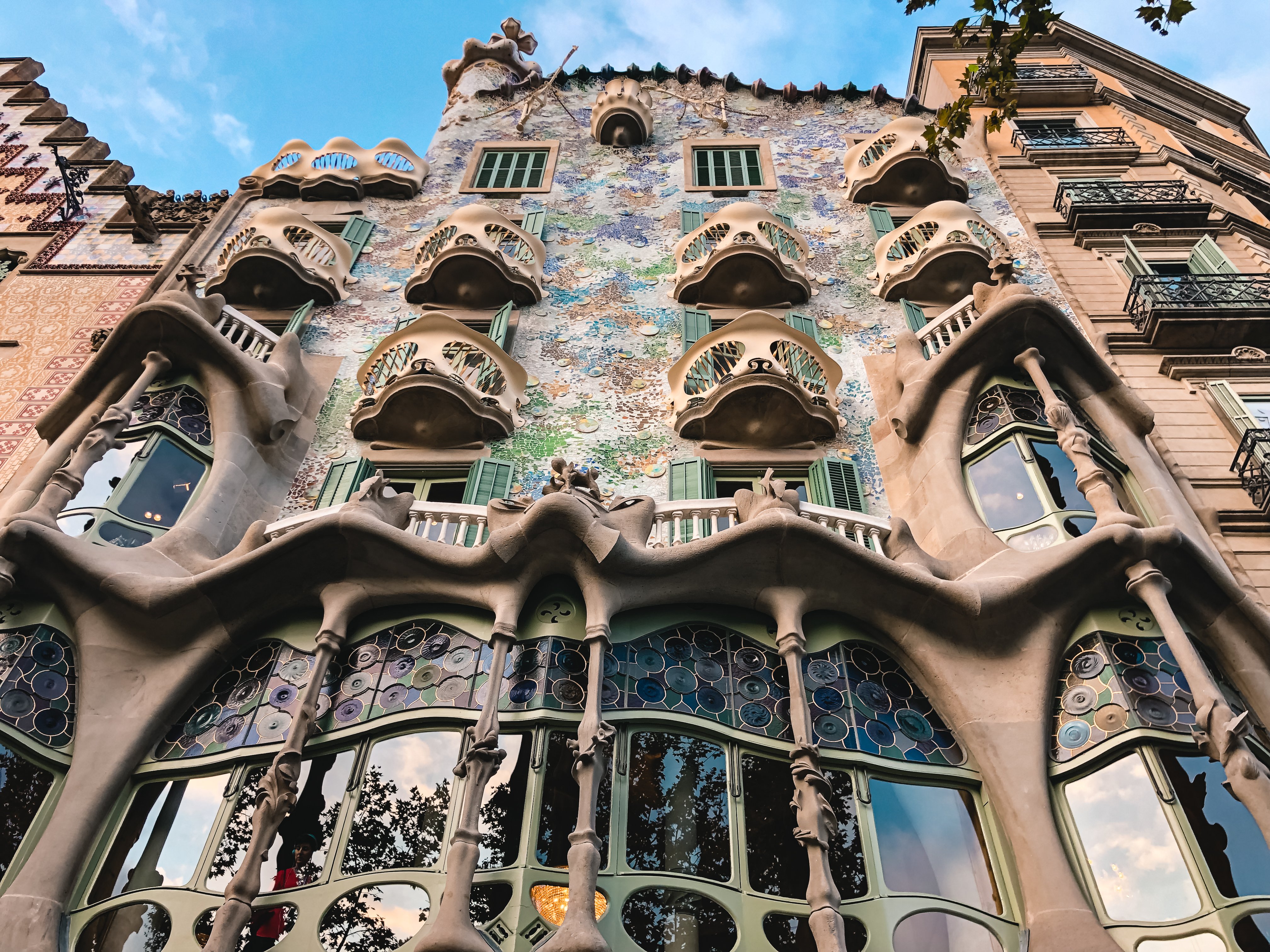 Casa Batllo skeleton exterior architecture