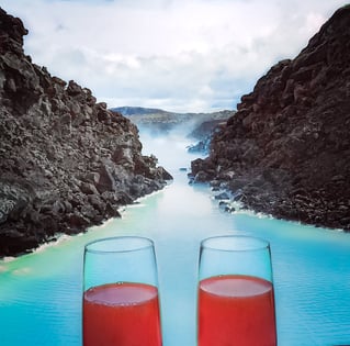 Halal drinks at Blue Lagoon restaurant