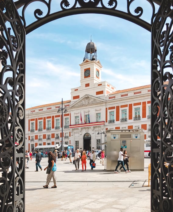 Post Office building Puerta del Sol Madrid