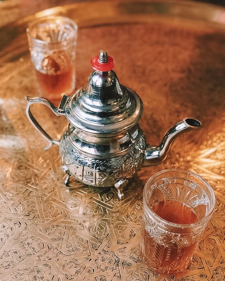 Moroccan tea at Grand Mosque of Paris