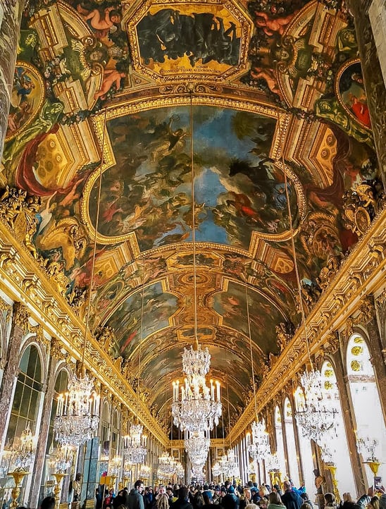 Hall of Mirrors at Palace of Versailles