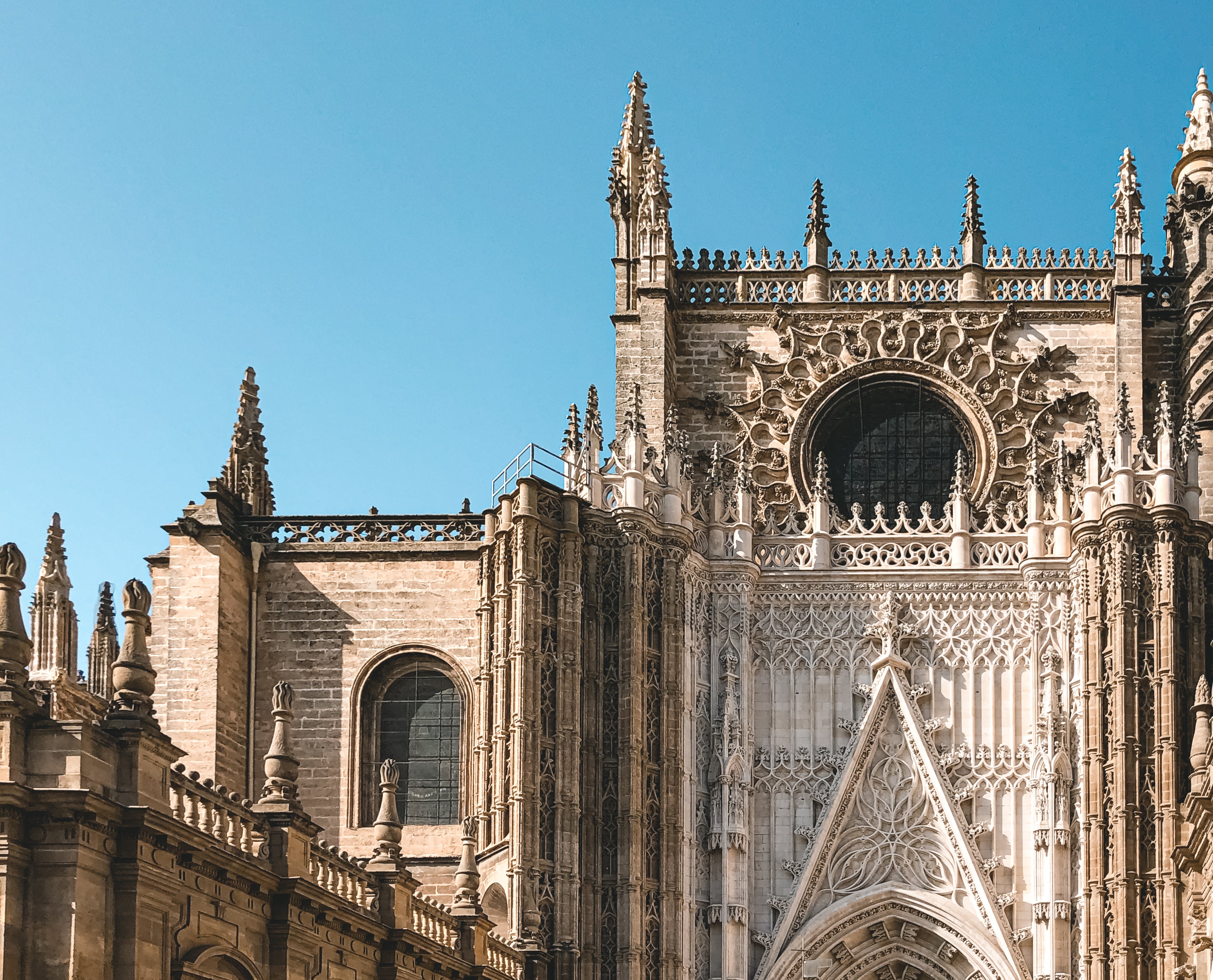 Gothic architecture of Seville Cathedral 