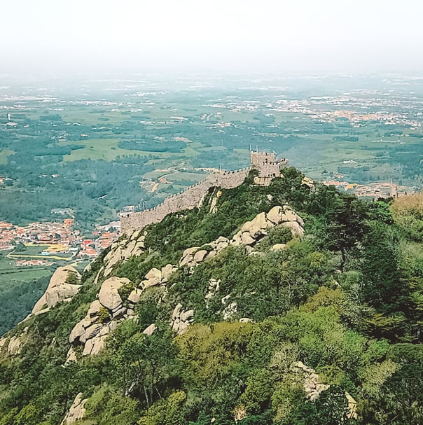 Castle of the Moors on Sintra mountains