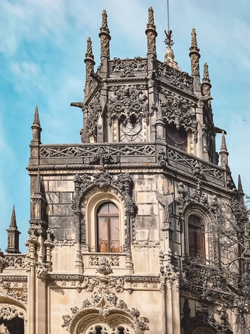 Quinta da Regaleira gothic architecture in Sintra