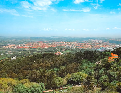 View from Sintra mountains