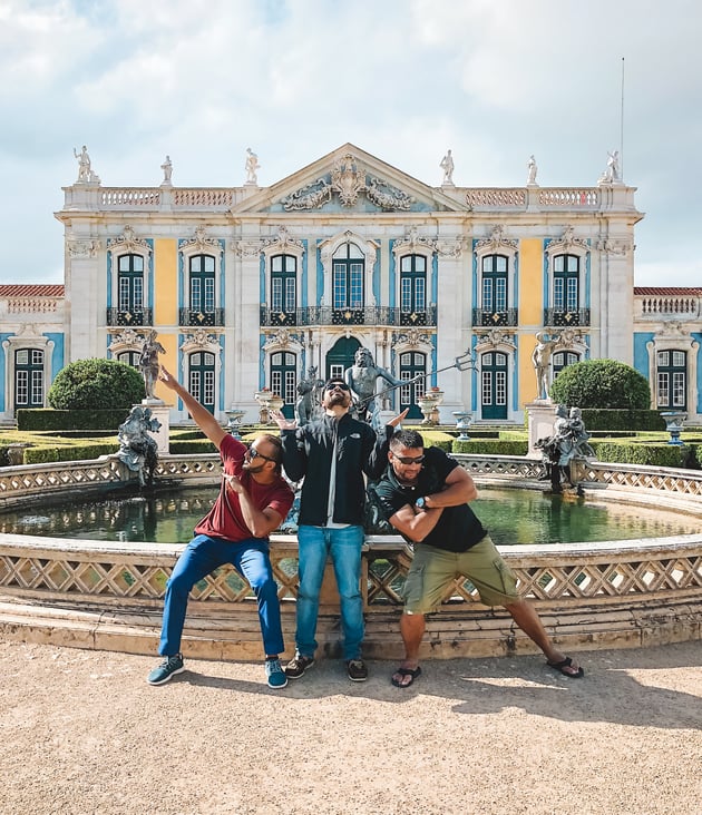 Palace of Quelez Sintra fountain