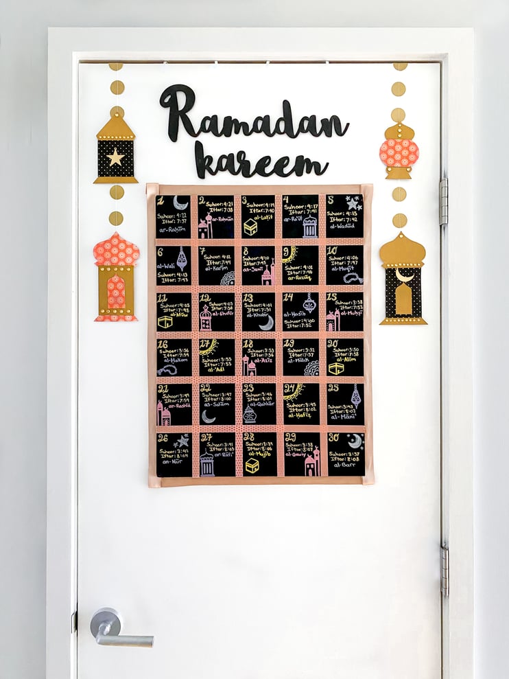 DIY Ramadan decor