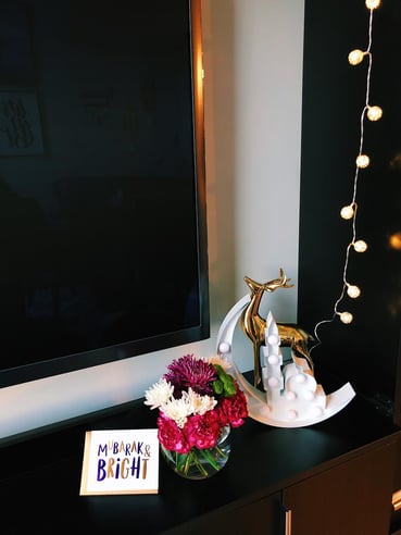 Ramadan-decorations-ideas-mantle-lights