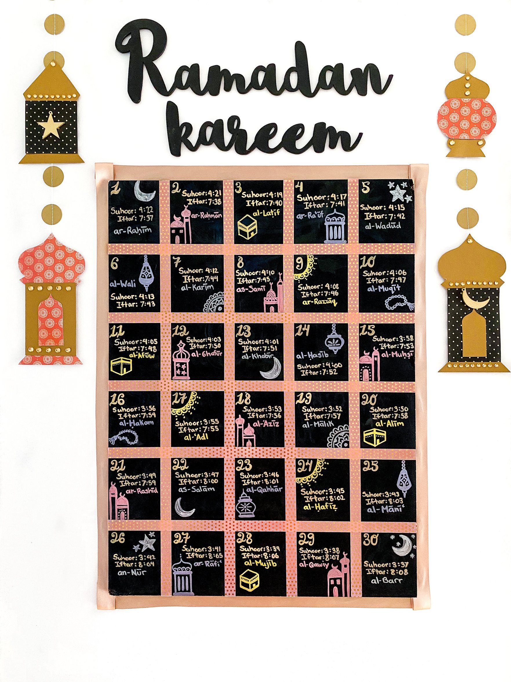 DIY Ramadan decor